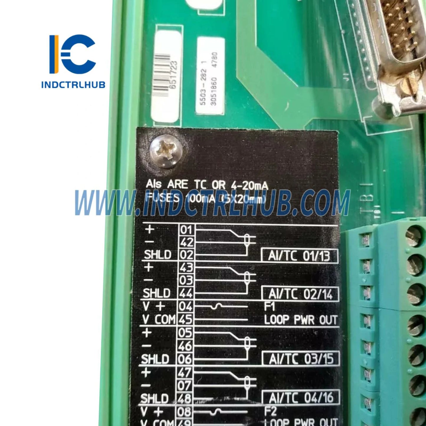 Woodward 5503-282 MicroNet Analoog I/O Module