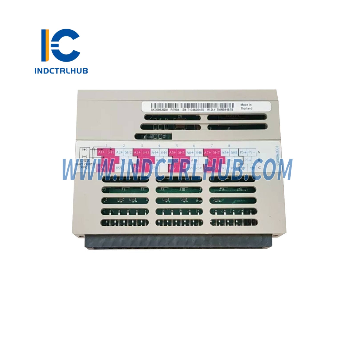 Emerson Ovation 5X00063G01 8-Channel HART Analog Output Module