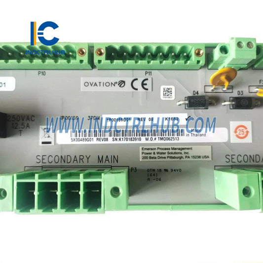 Emerson 5X00489G01 Power Distribution Module | Ovation DCS