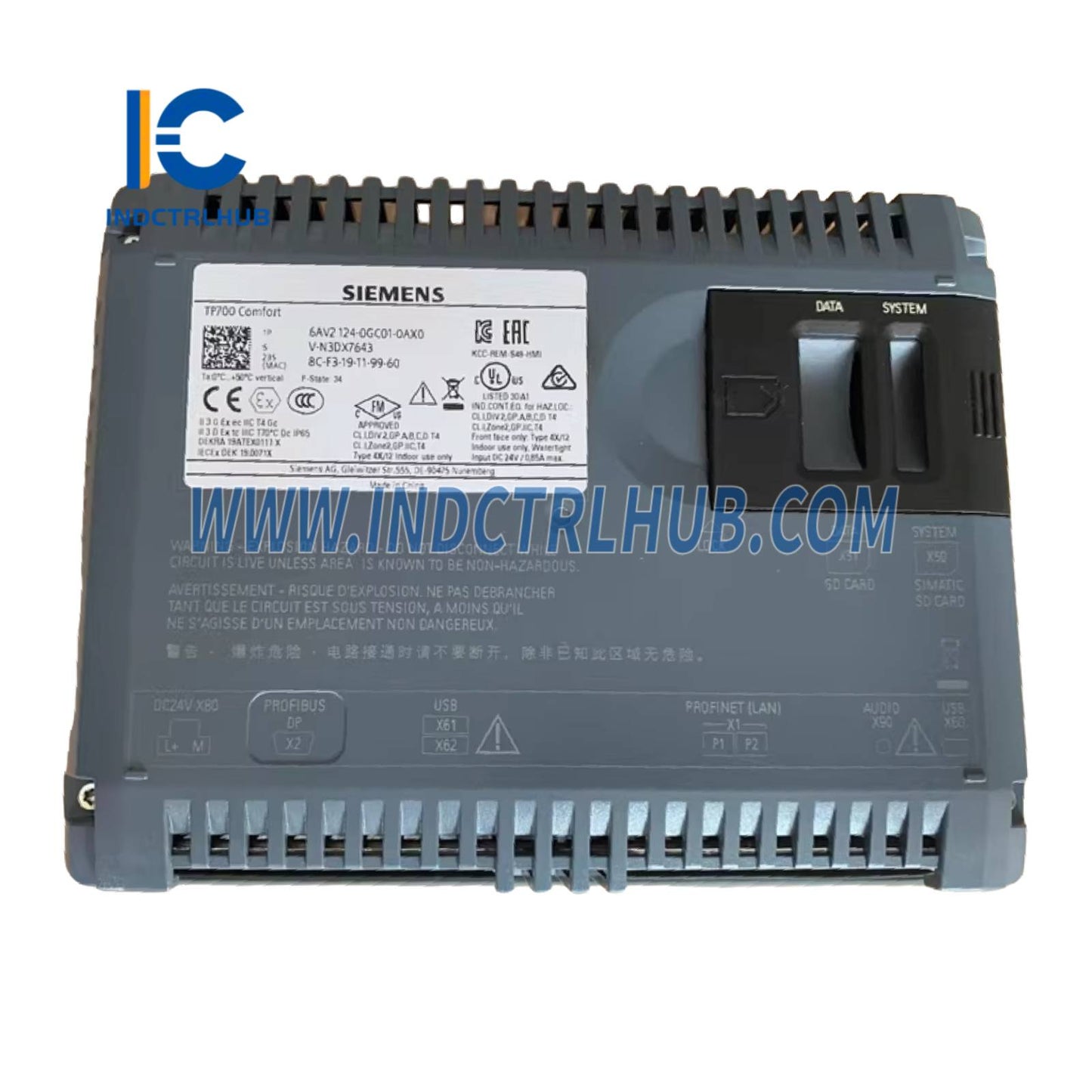 Siemens 6AV2124-0GC01-0AX0 SIMATIC HMI TP700 Comfort