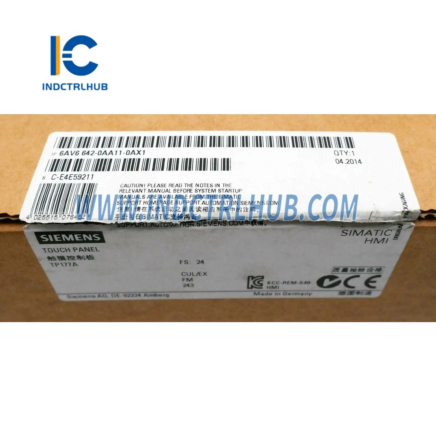 Siemens 6AV6642-0AA11-0AX1 OP 77A Operator Panel