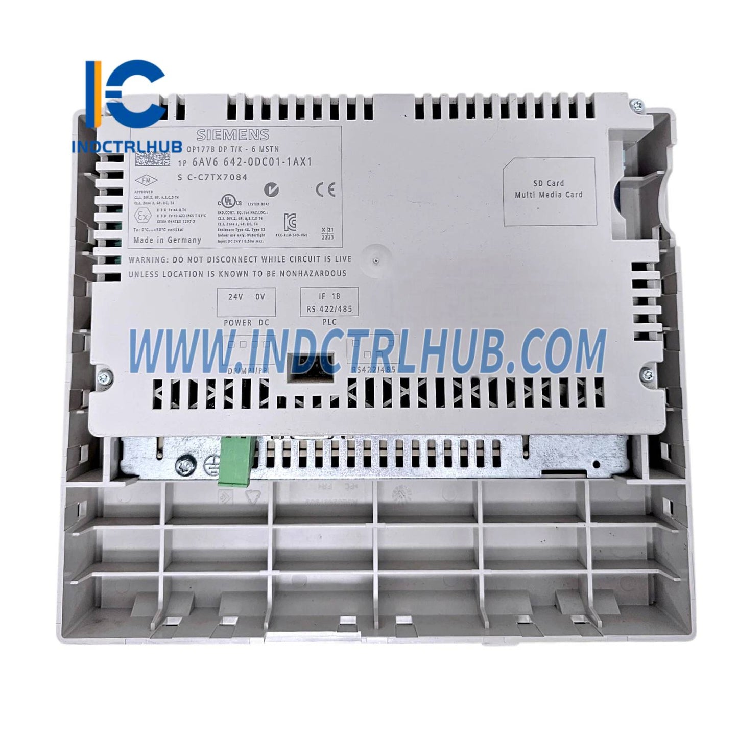 Siemens 6AV6642-0DC01-1AX1 SIMATIC OP 177B, 6” DP