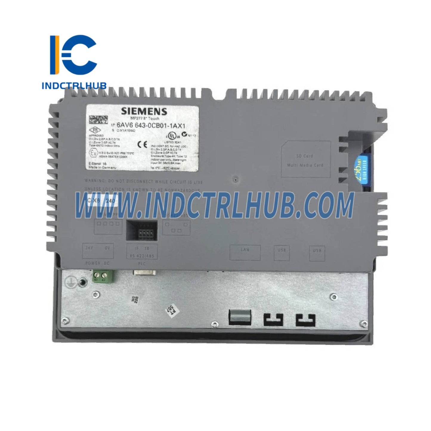 Siemens 6AV6643-0CB01-1AX1 SIMATIC MP 277 8” Touch Multi Panel