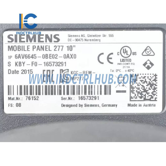 6AV6645-0BE02-0AX0 | SIEMENS Mobilný panel