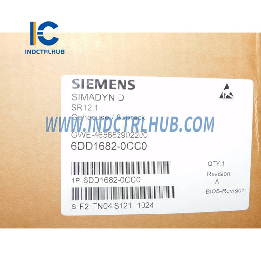 Siemens 6DD1682-0CC0 SIMADYN D Subrack SR12.1, 24V DC