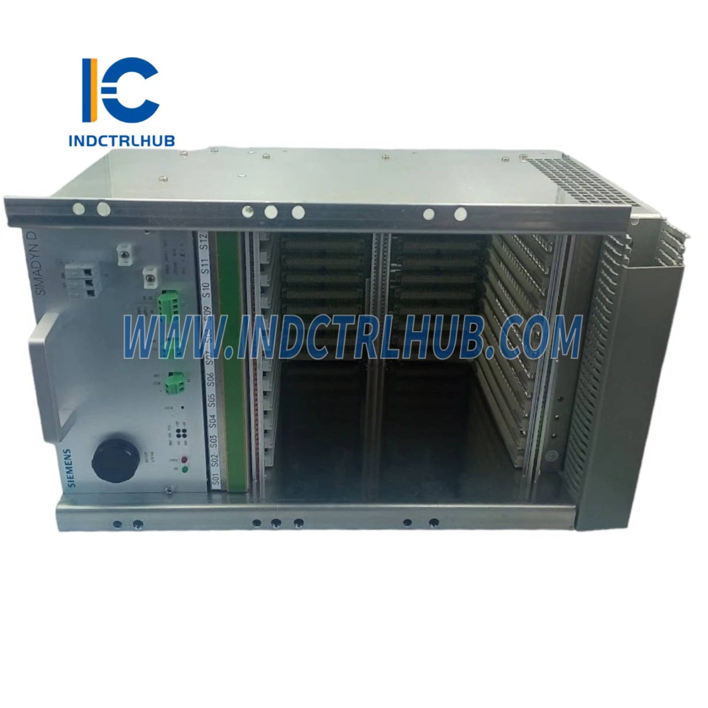 Siemens 6DD1682-0CC0 SIMADYN D Subrack SR12.1, 24V DC