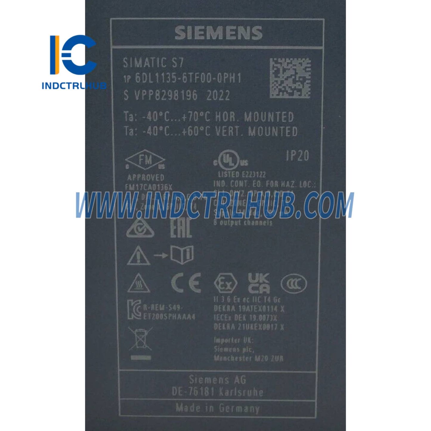 Siemens 6DL1135-6TF00-0PH1 AQ 8xI HART, 16-битов