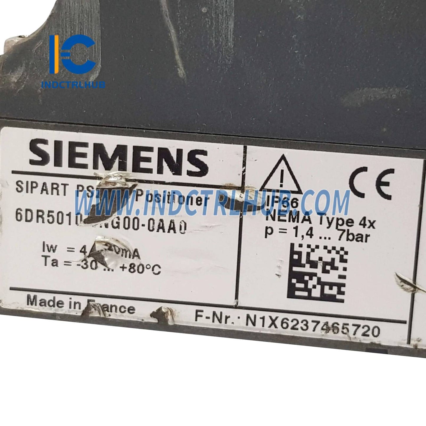Siemens 6DR5010-0NG00-0AA0 SIPART PS2 Smart Electropneumatic Positioner