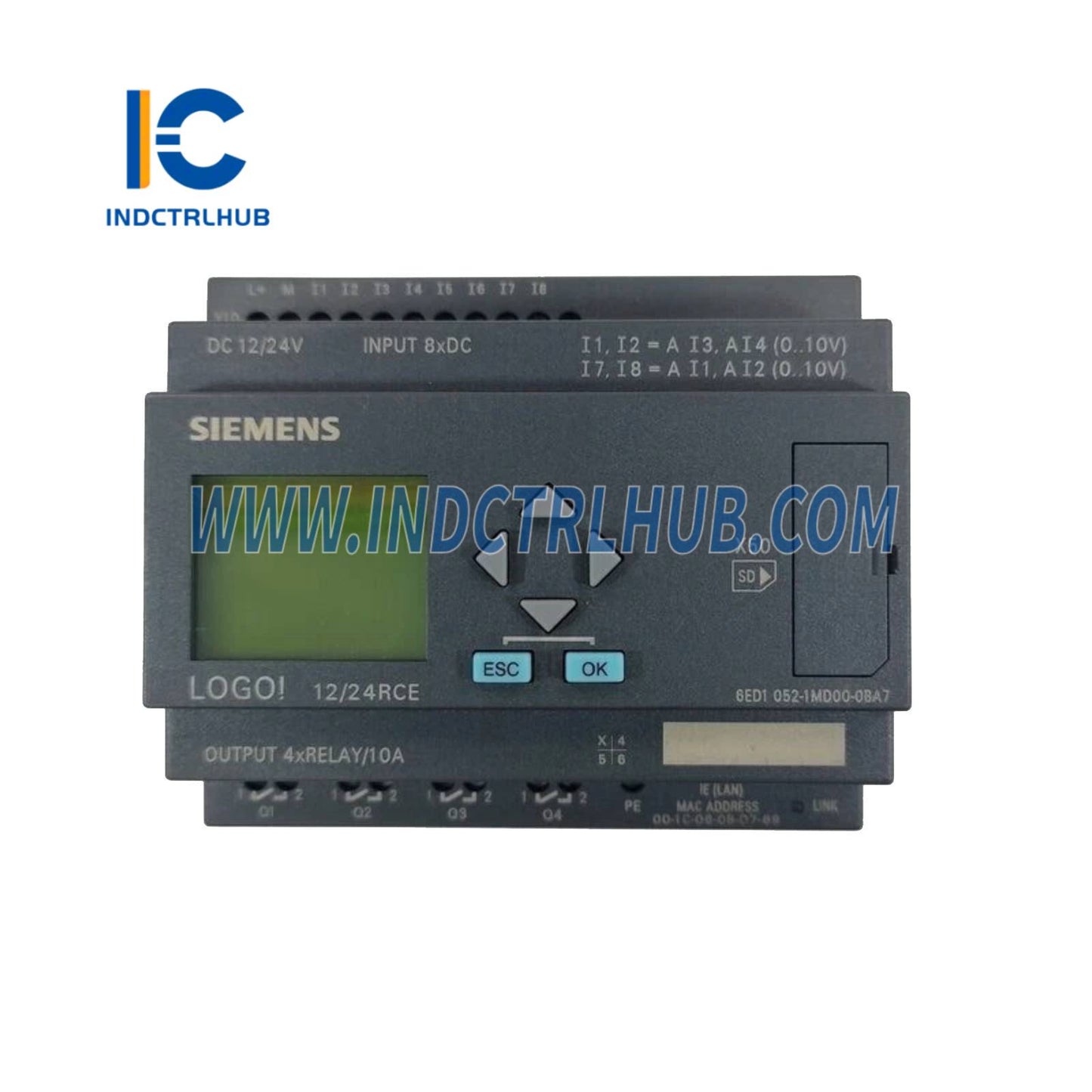 Siemens 6ED1052-1MD00-0BA7 LOGO! 12/24RCE, modul logika