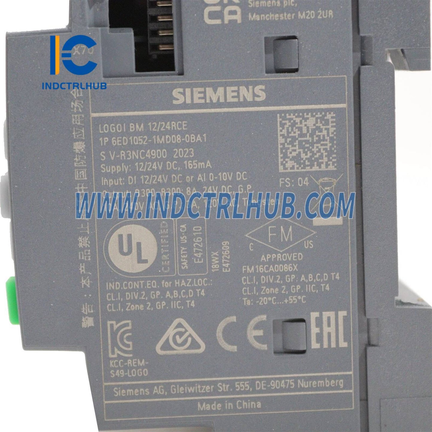Siemens 6ED1052-1MD08-0BA1 12/24RCE, логический модуль