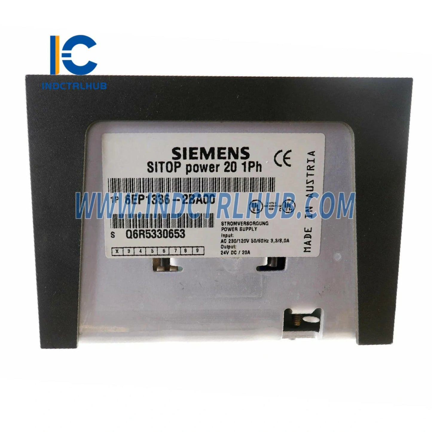 Siemens 6EP1336-2BA00 SITOP Power 20A Stabilized Power Supply 24V DC