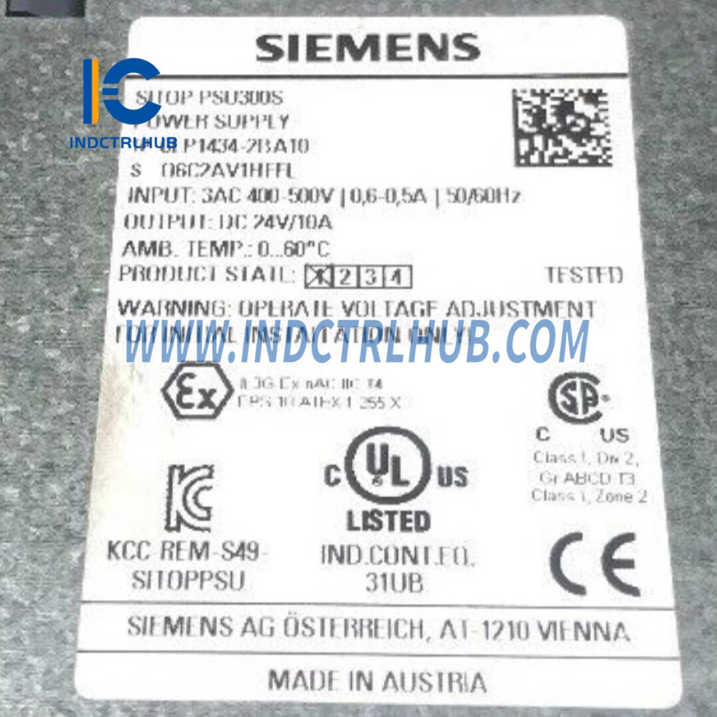 Siemens 6EP1434-2BA10 SITOP PSU300S 10 A stabilizovaný zdroj napájania