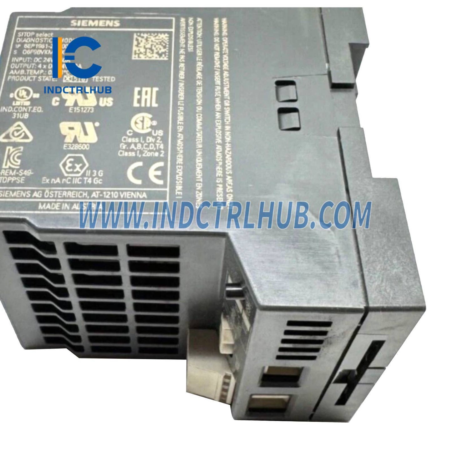 Siemens 6EP1961-2BA00 SITOP select diagnostics module, 4-channel