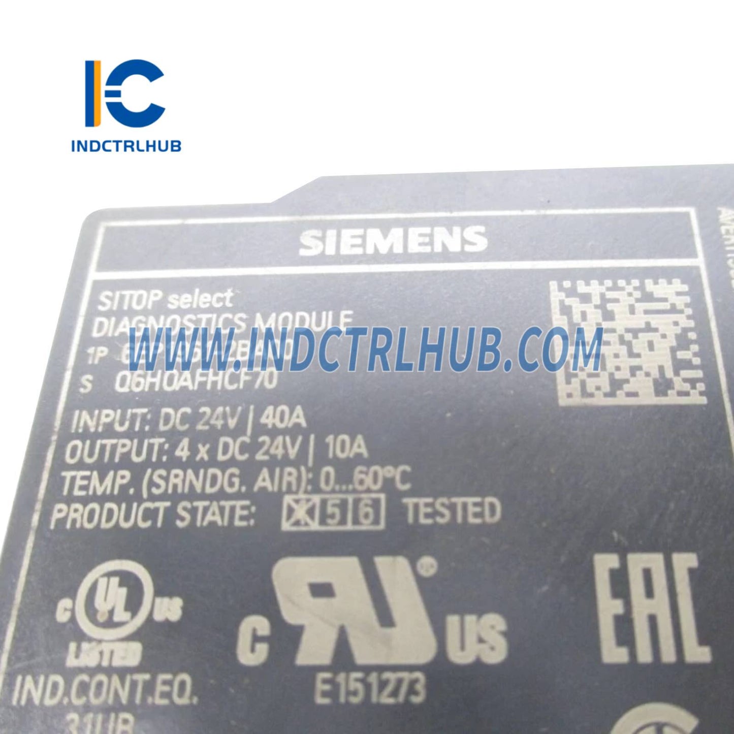Siemens 6EP1961-2BA00 SITOP select diagnostics module, 4-channel