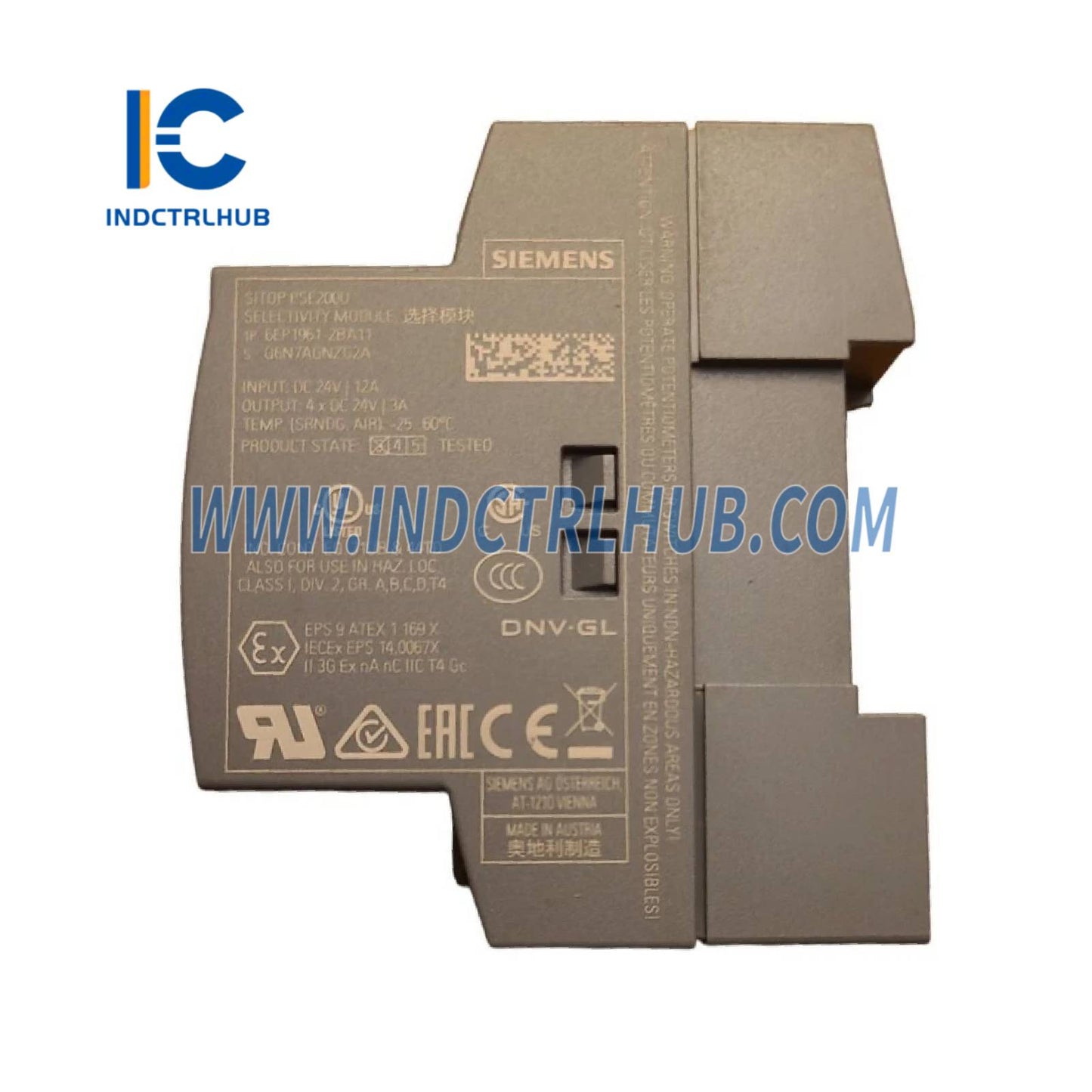 Siemens 6EP1961-2BA11 SITOP PSE200U 3 A selectivity module, 4-channel