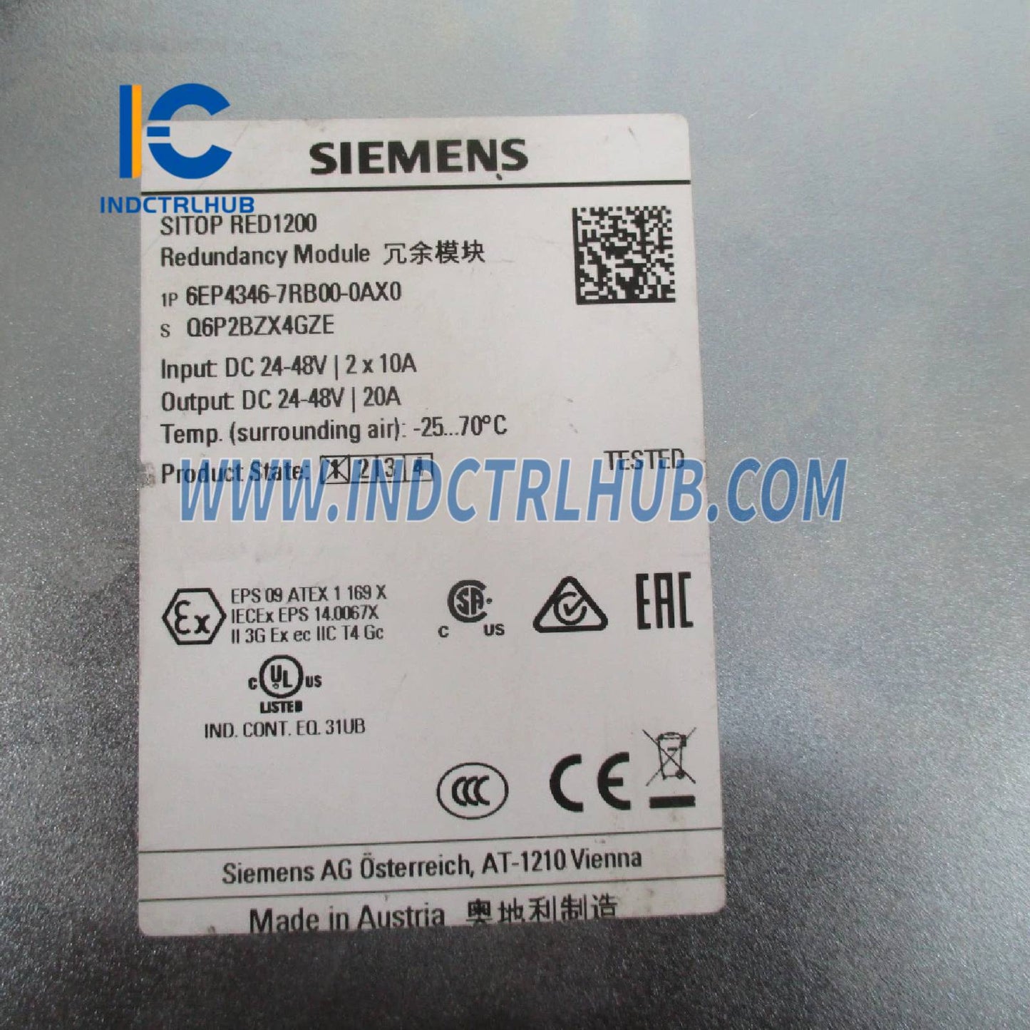 Siemens 6EP4346-7RB00-0AX0 Redundancy module
