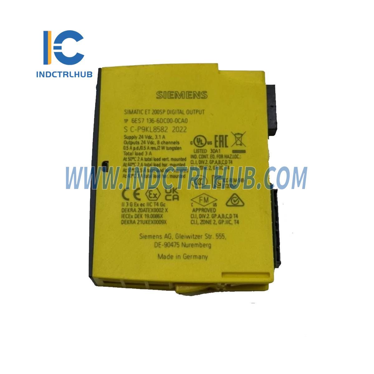 Siemens 6ES7136-6DC00-0CA0 F-DQ 8x24 V DC/0.5 A PP HF