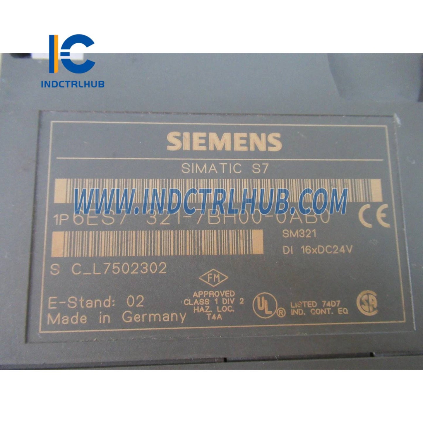 Siemens 6ES7321-7BH00-0AB0 SIMATIC S7-300 Digital Input Module SM 321