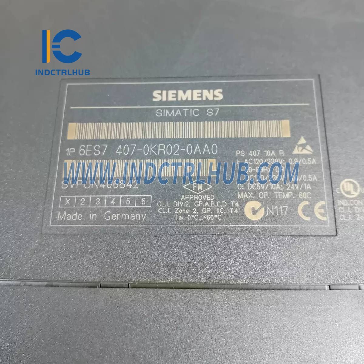 Siemens 6ES7407-0KR02-0AA0 SIMATIC S7-400, napájací zdroj PS407