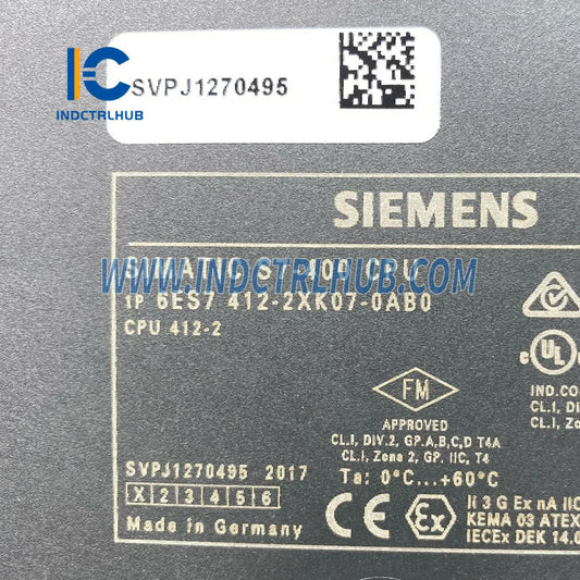 Siemens 6ES7412-2XK07-0AB0 CPU 412-5H S7-400