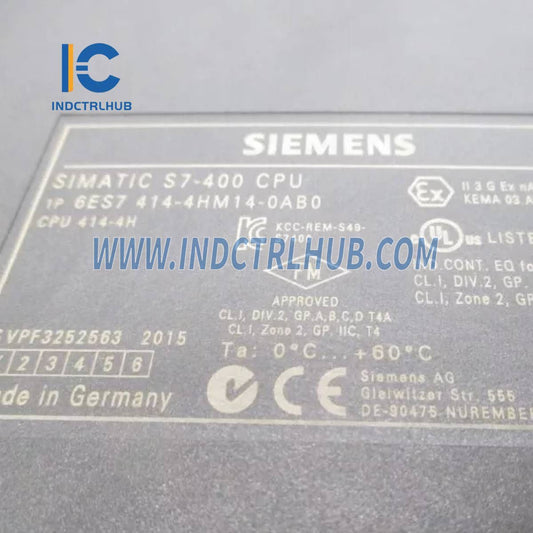 SIEMENS 6ES7414-4HM14-0AB0 SIMATIC S7-400H, CPU 414H