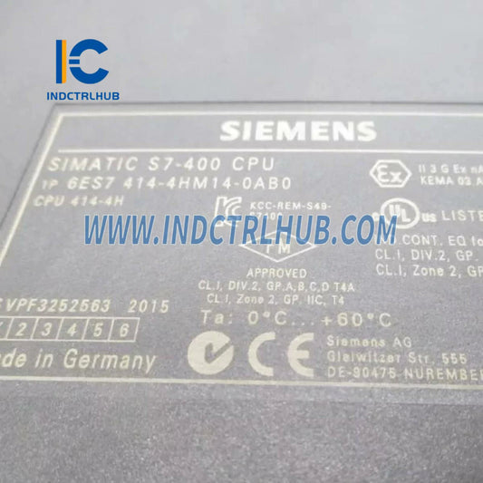 SIEMENS 6ES7414-4HM14-0AB0 SIMATIC S7-400H, CPU 414H