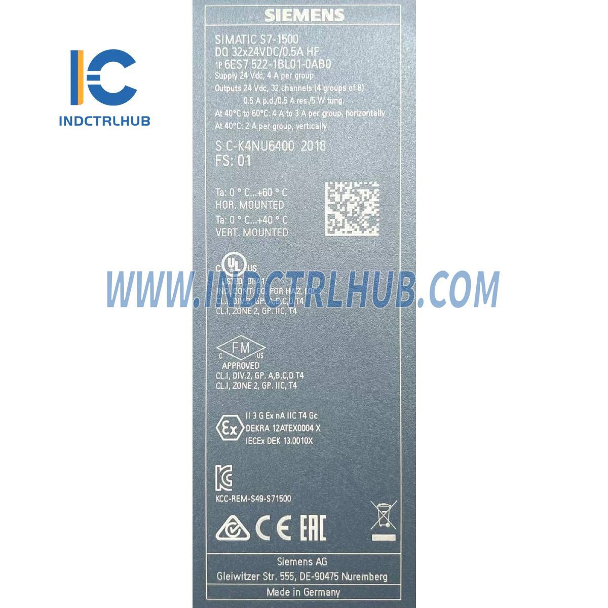 Siemens 6ES7522-1BL01-0AB0 SIMATIC S7-1500, digitálny výstupný modul