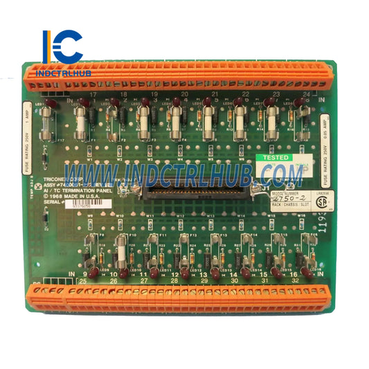 Triconex 7400061-210-A3 3000110-360 AI/TC Termination Panel