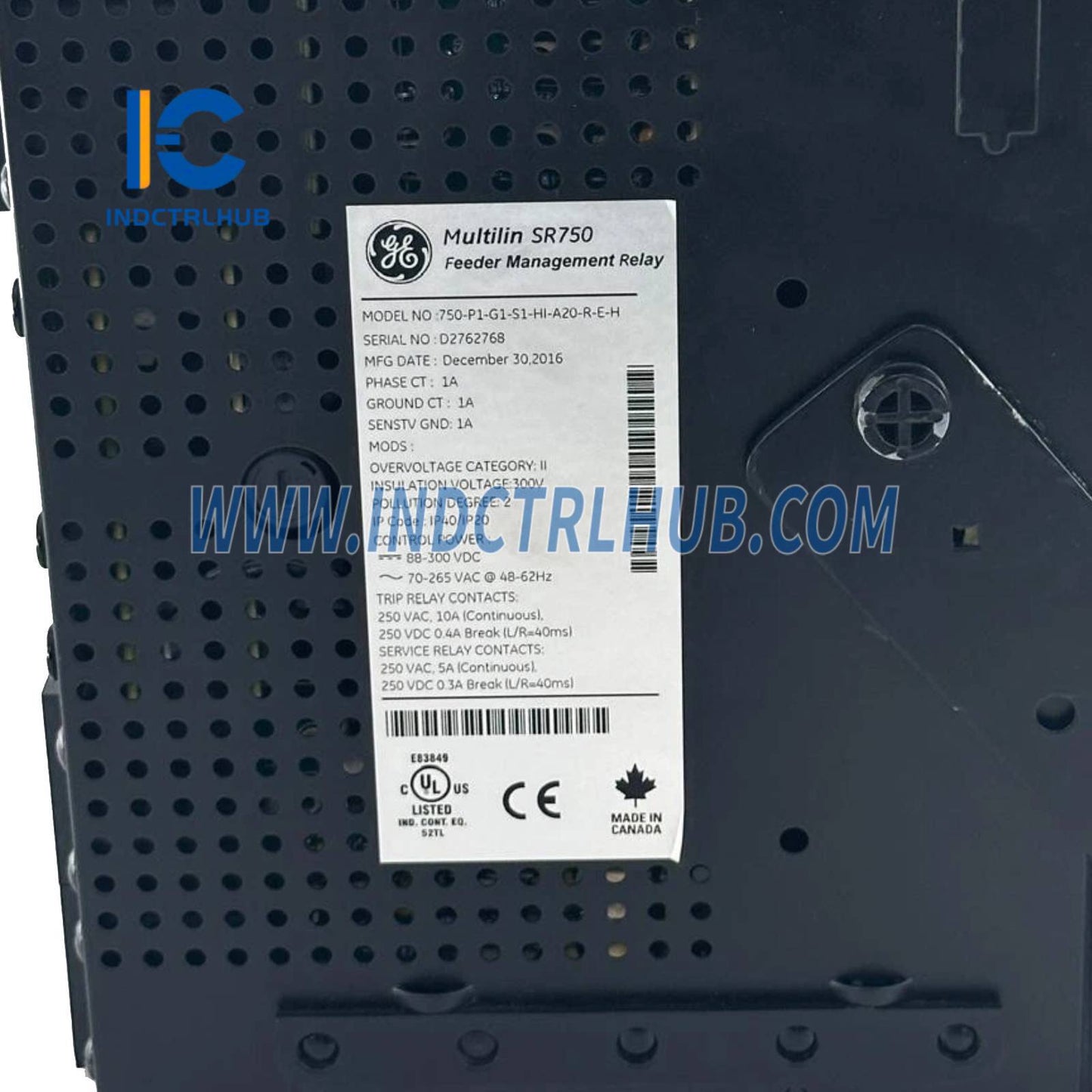 GE 750-P1-G1-S1-HI-A20-R-E Oziqlantiruvchi Boshqaruv Rele