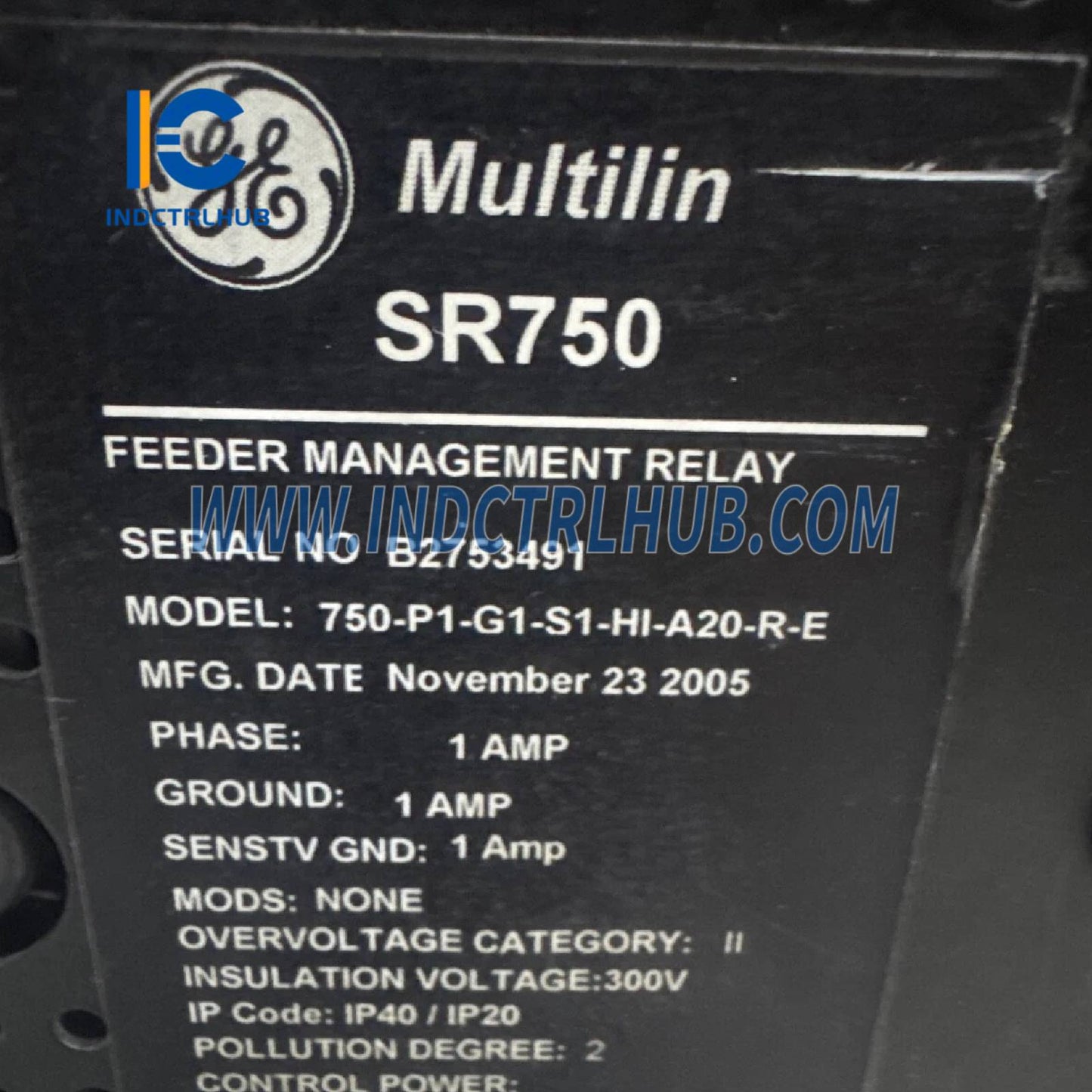 Rơ le Quản lý Bộ cấp GE 750-P1-G1-S1-HI-A20-R