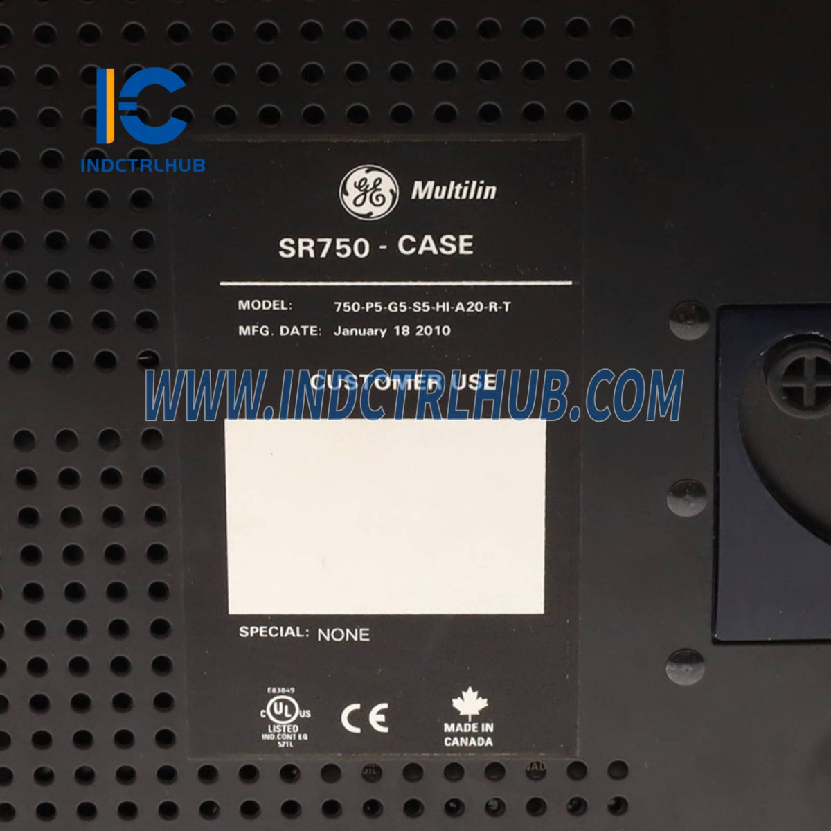 GE 750-P5-G5-S5-HI-A20-R-T relej za upravljanje hranilicom (SR750 serija)