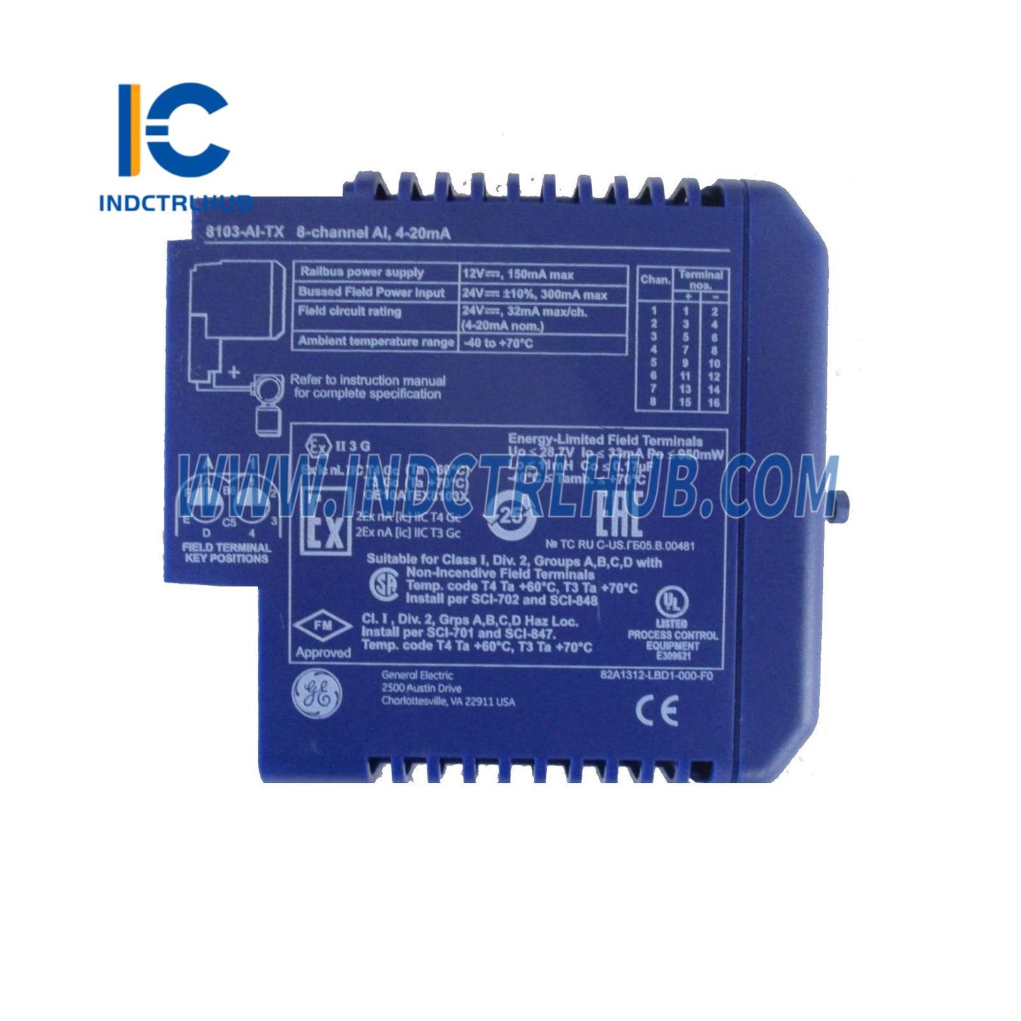 GE 8103-AI-TX  8-kanalli analog kirish moduli