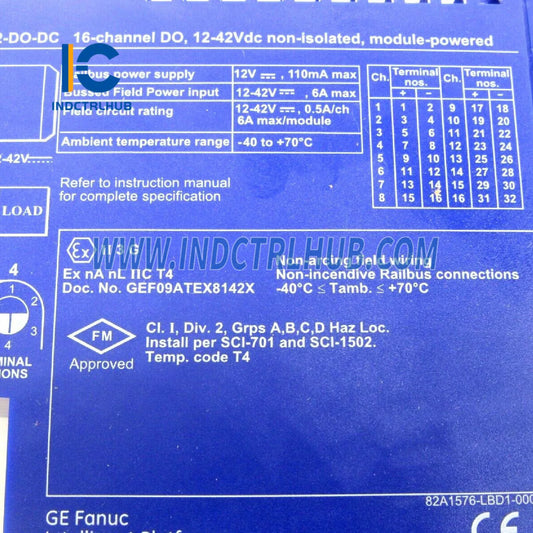 GE 8142-DO-DC PAC8000 16-Kanalli Raqamli Chiqish Moduli