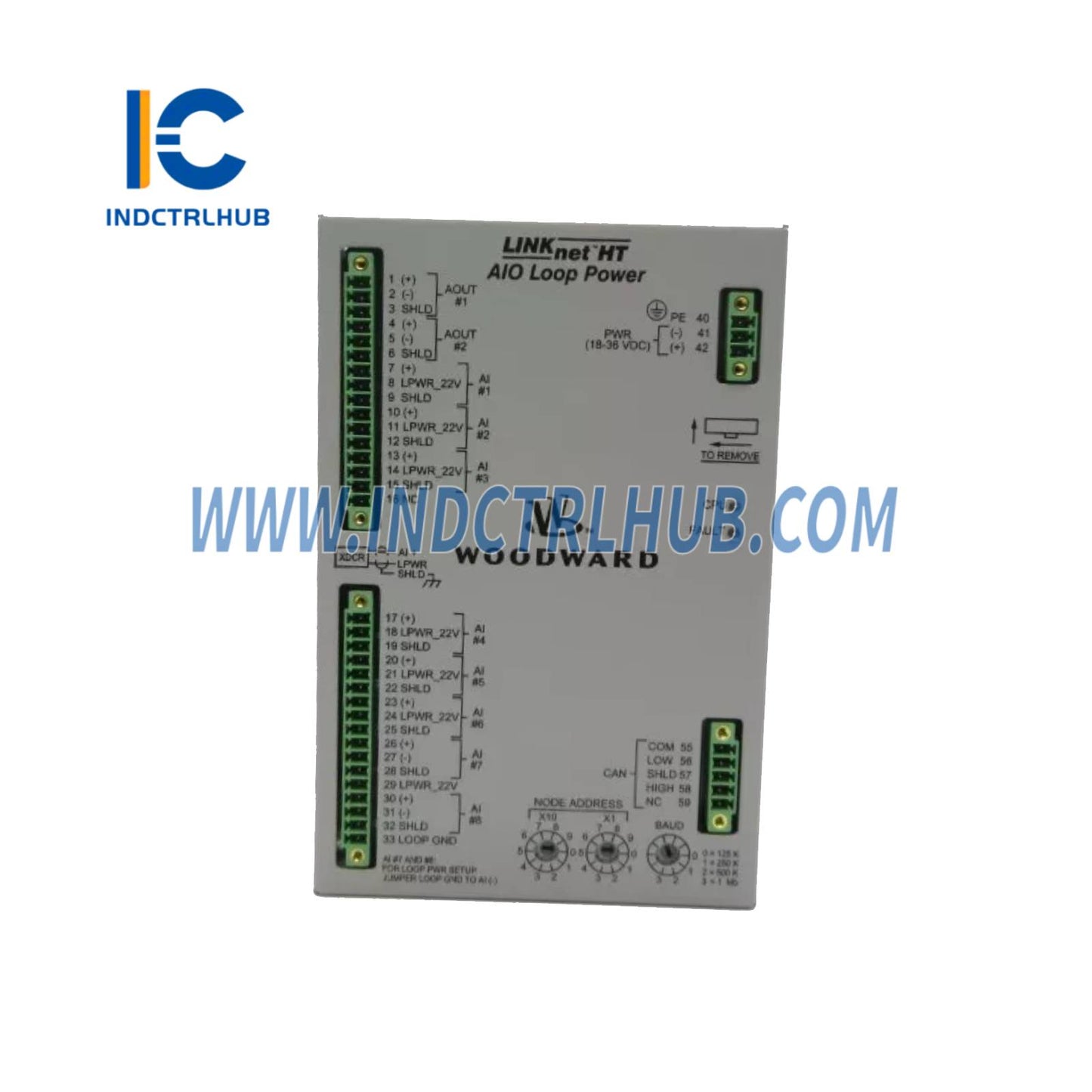 Woodward 8200-1203 505D Dijital Regülatör Türbin Kontrolü