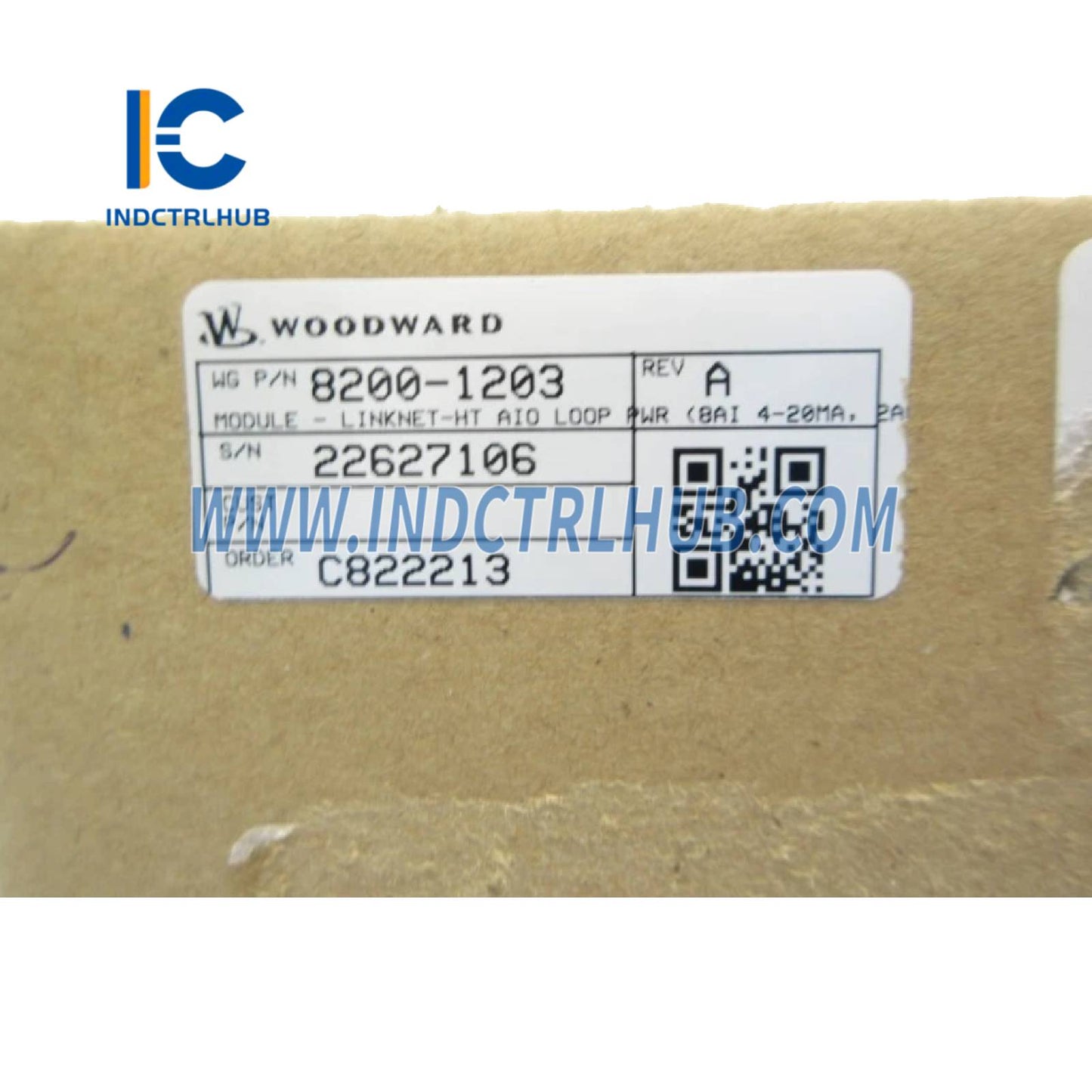 Woodward 8200-1203 505D Dijital Regülatör Türbin Kontrolü