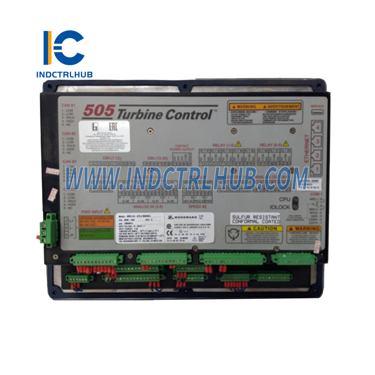 Woodward 8200-1302 Ethernet para DCS de planta y paneles RemoteView