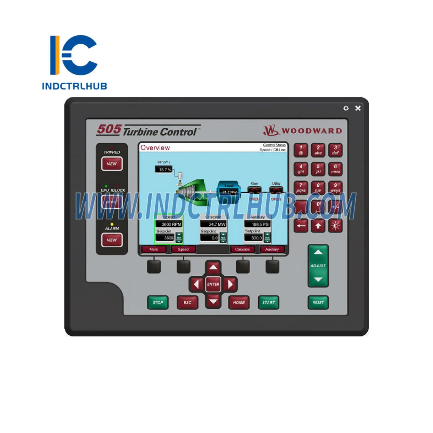 Woodward 8200-1331 505D Digital Governor Turbine Control