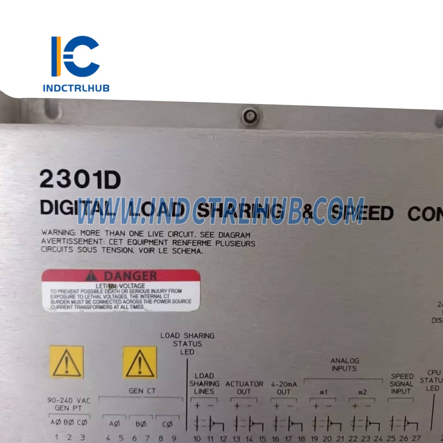 Woodward 8273-140 2301D Control Digital de Compartición de Carga y Velocidad