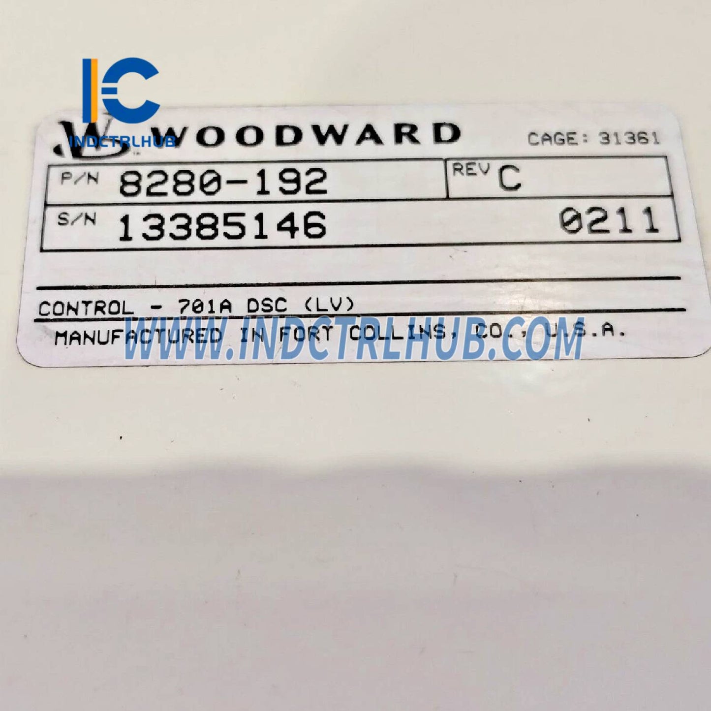 Woodward 8280-192 Dijital Hız Kontrolü