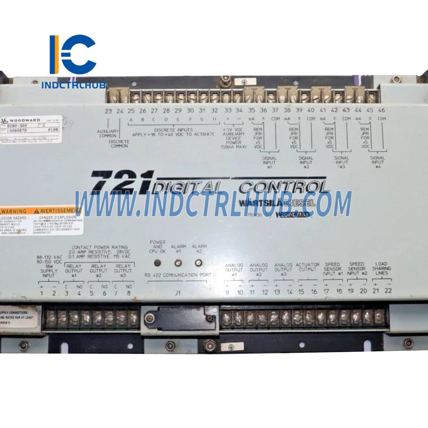 Woodward 8280-300 Dijital Hız Kontrolü