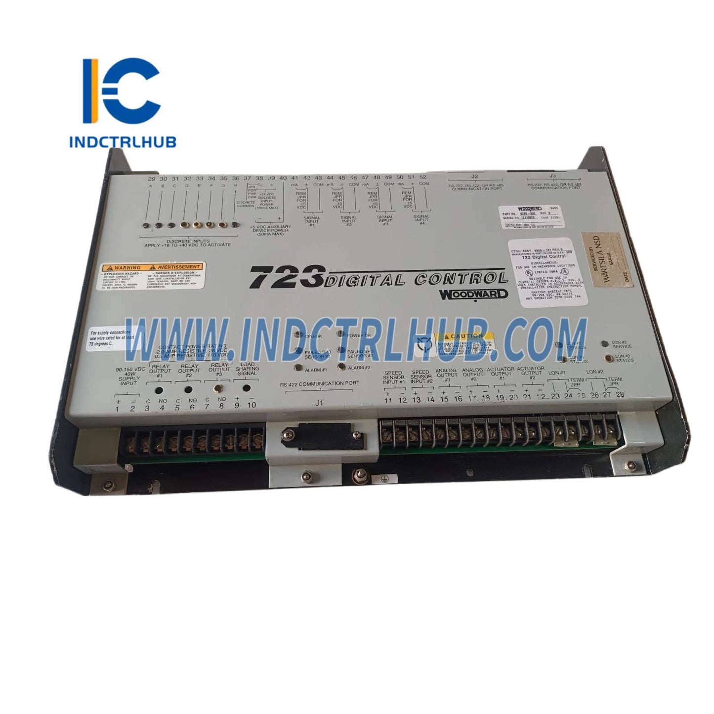Control de velocidad digital Woodward 8280-500 723PLUS