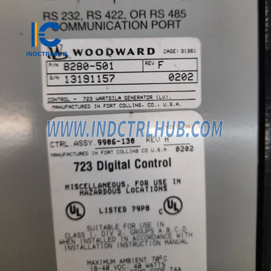 Woodward 8280-501 723PLUS сандық жылдамдықты басқару