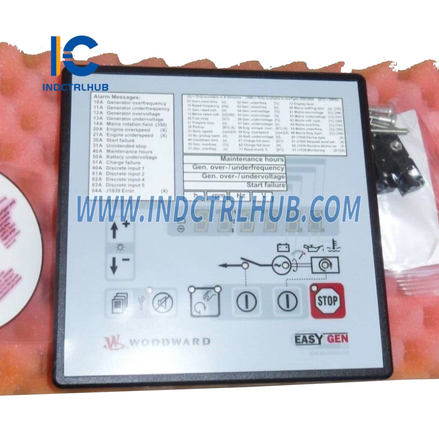 Controlador de Grupo Electrógeno Woodward 8440-1800 easYgen-320