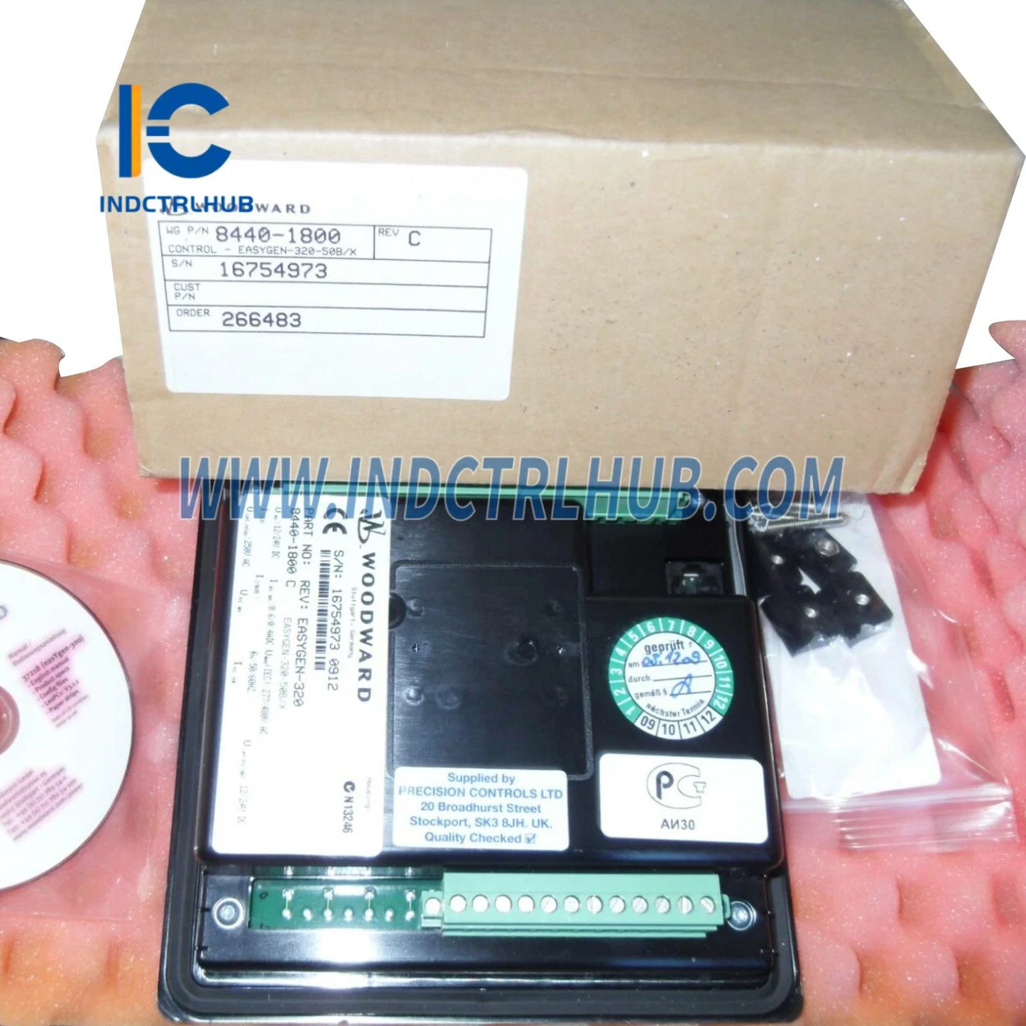 Controlador de Grupo Electrógeno Woodward 8440-1800 easYgen-320