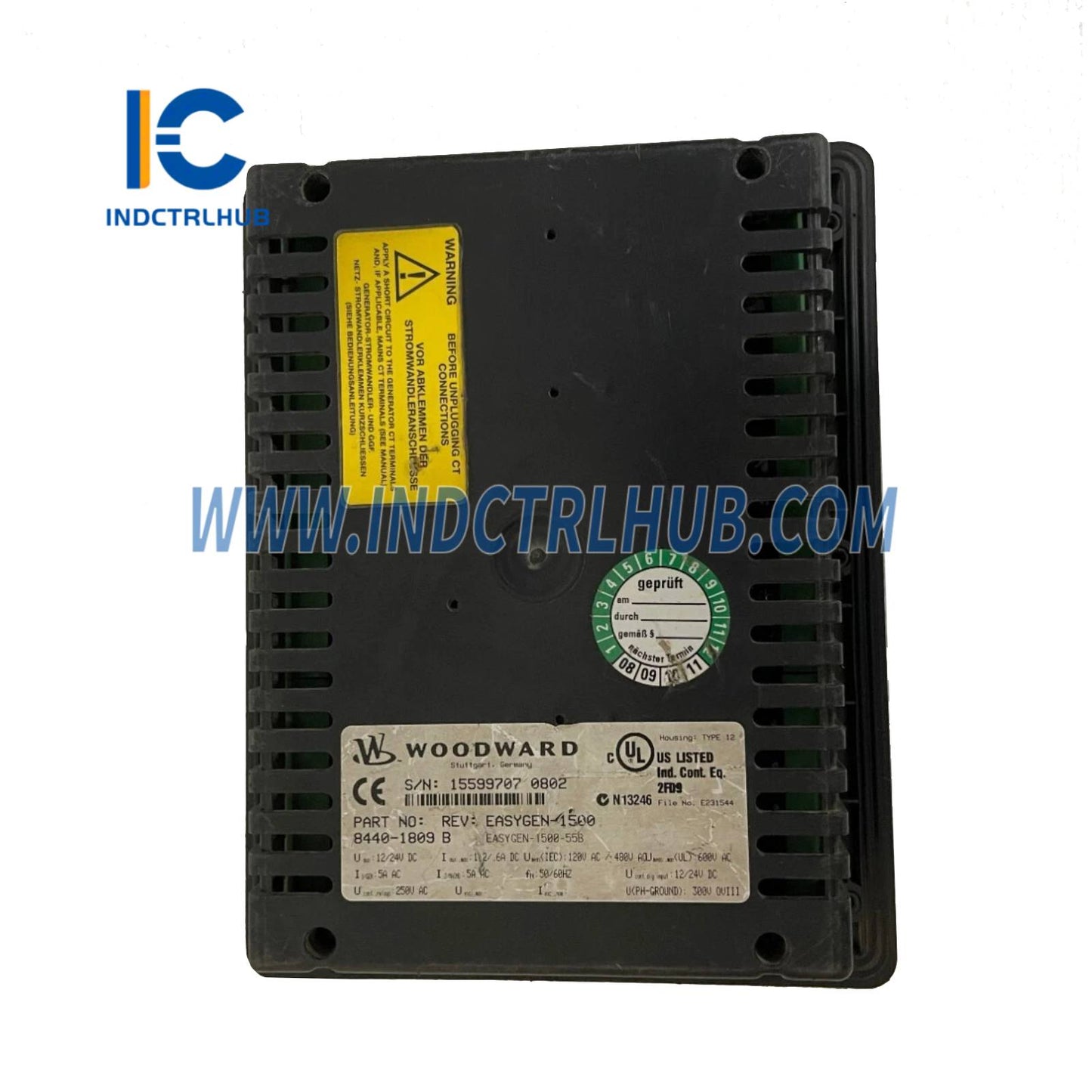 Woodward 8440-1809 easYgen-1500 Controlador de Grupo Electrógeno