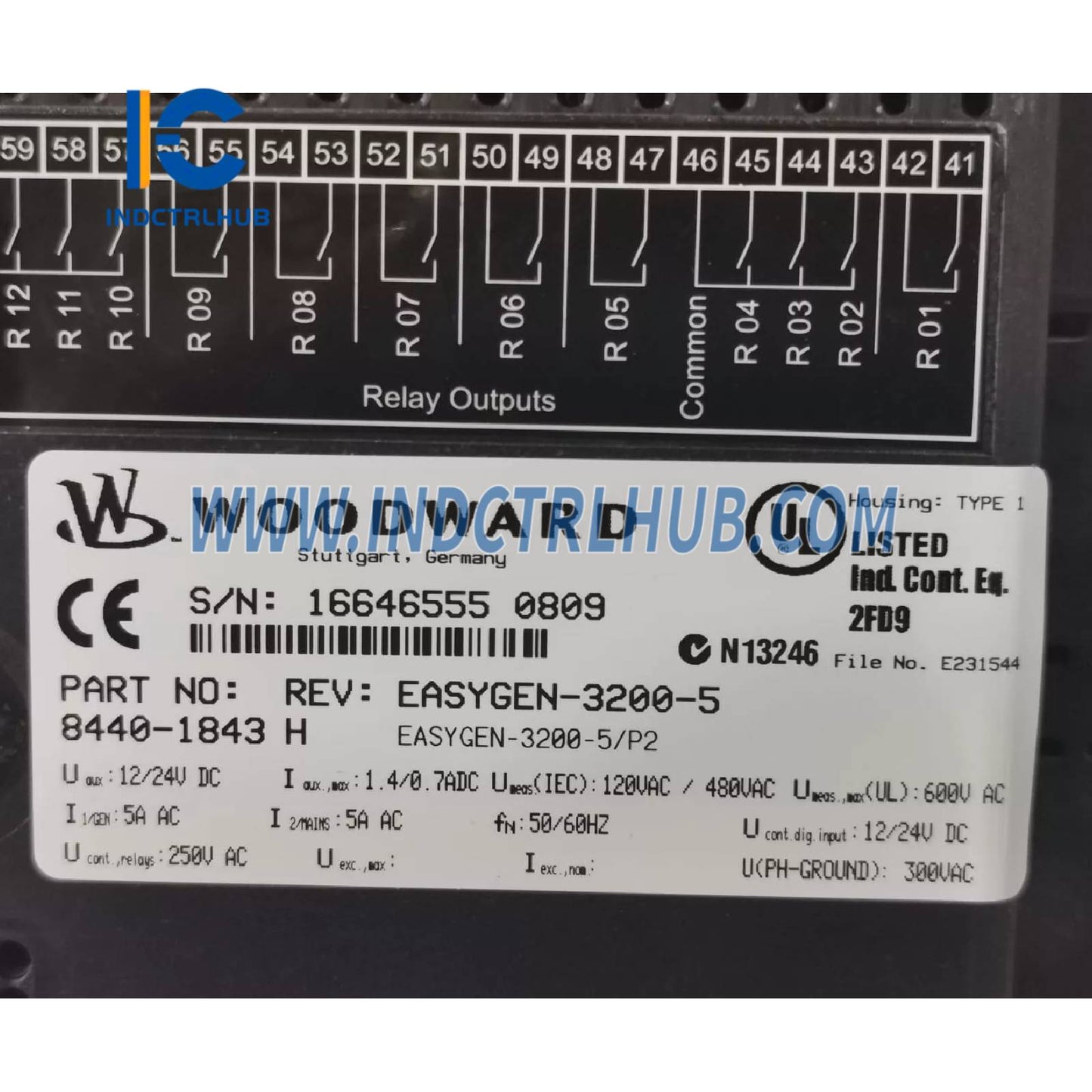 Woodward 8440-1843 easYgen-3500 Controlador de Grupo Electrógeno