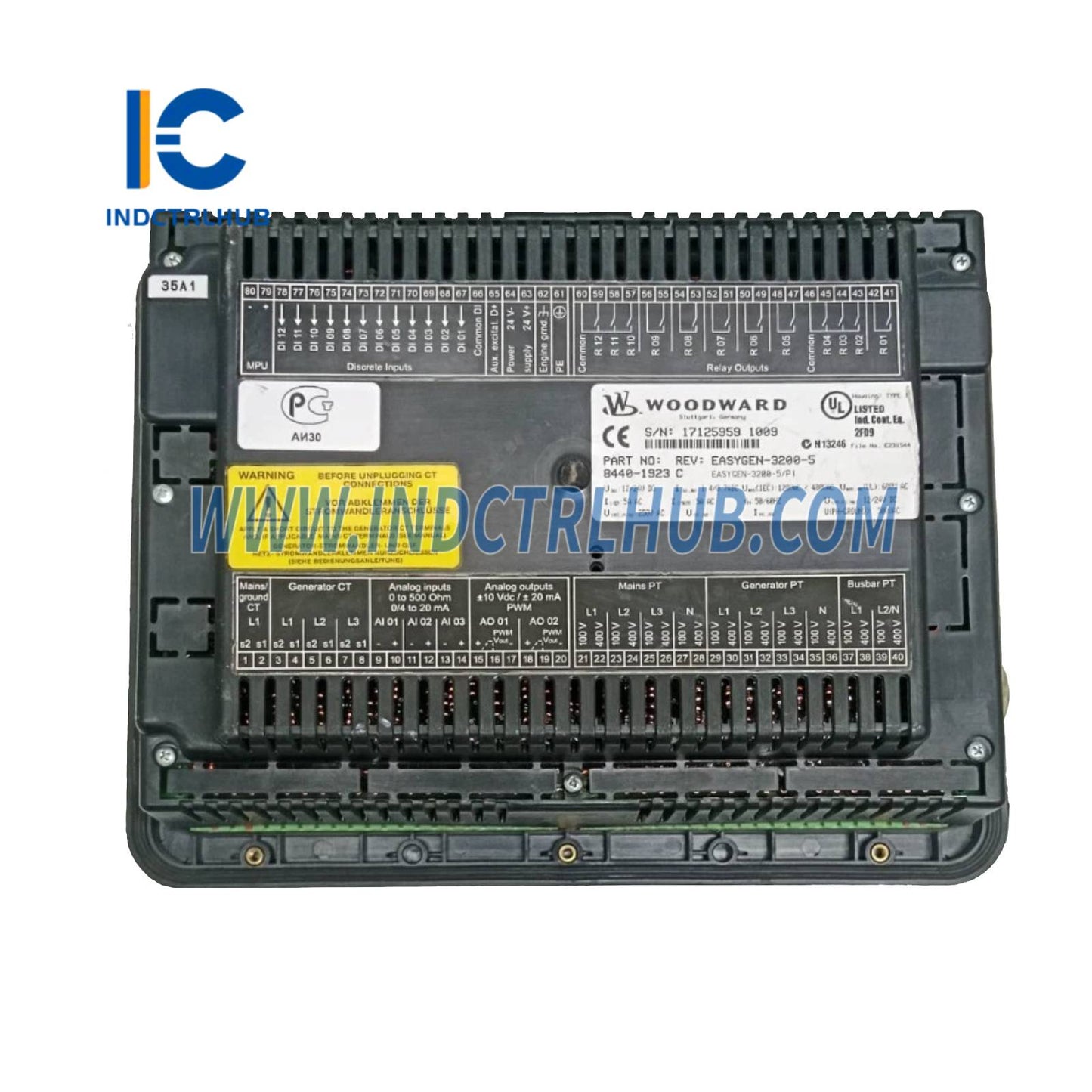 Woodward 8440-1923 EASYGEN-3200-5 Controlador de Grupo Electrógeno