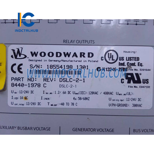 Woodward 8440-1978 EasyGen-3200-5 Genset Controller