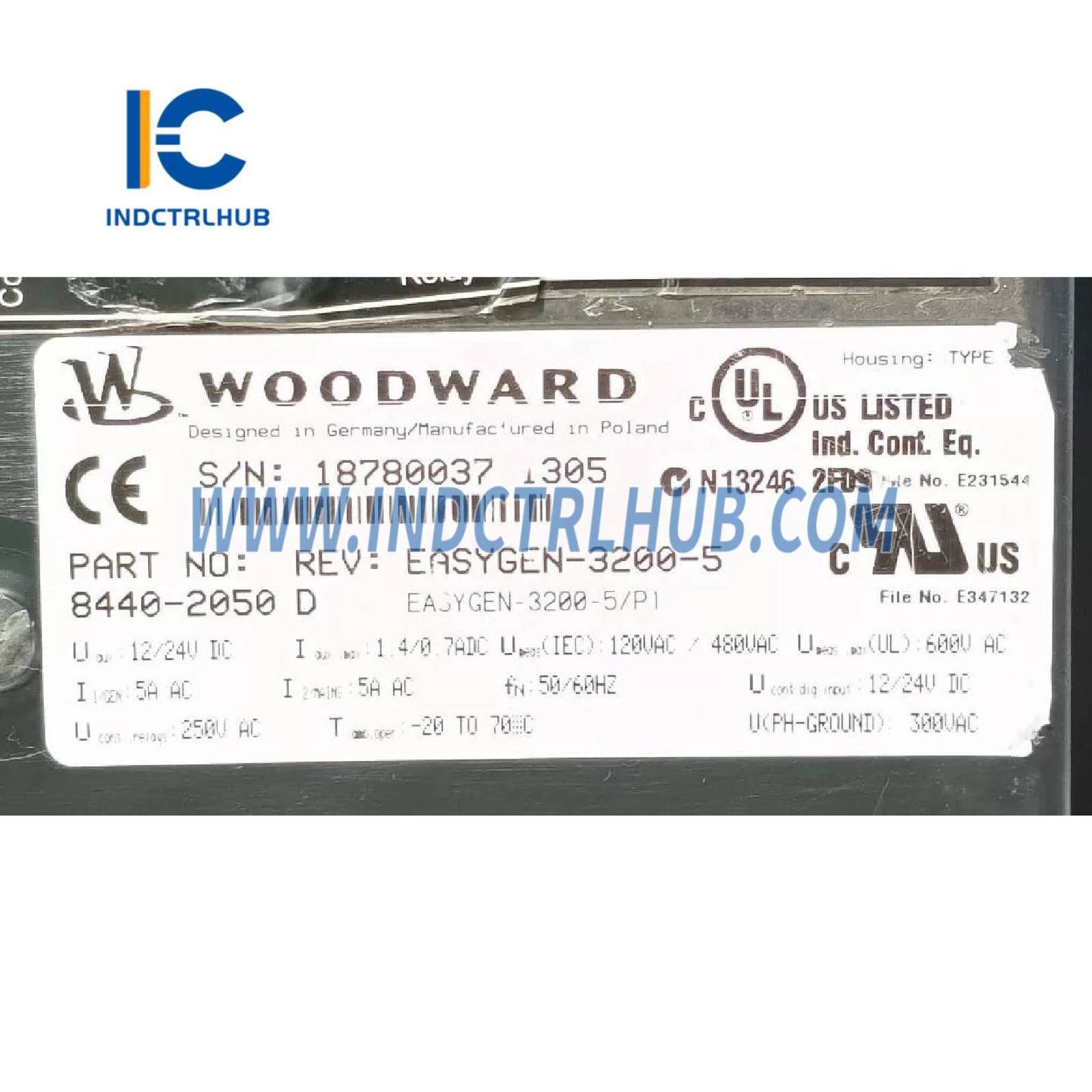 وودوارد 8440-2050 easYgen-3200-5/P1 وحدة تحكم مجموعة المولدات