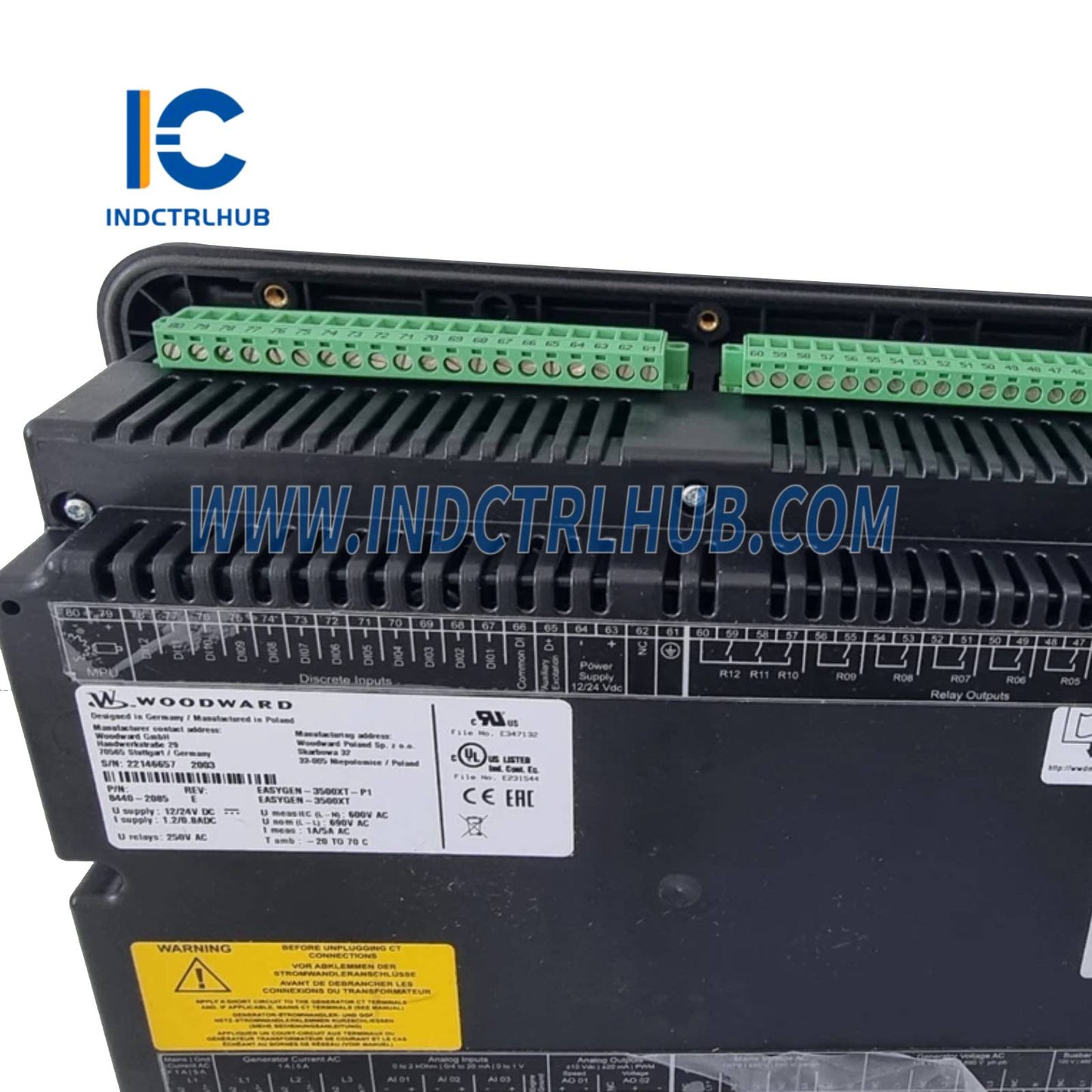 Woodward 8440-2085 easYgen-3500XT-P1 Jeneratör Kontrol Cihazı